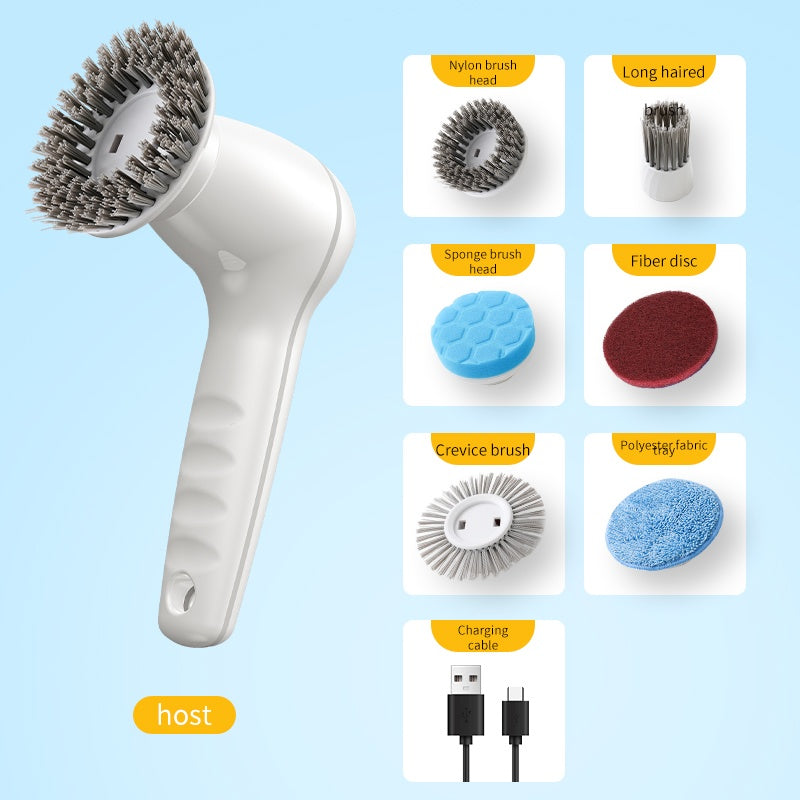 The Nayam PowerReach | 2-in-1 Cordless Spin Scrubber System