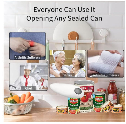 The Effortless One-Touch Can Opener | No More Sharp Edges