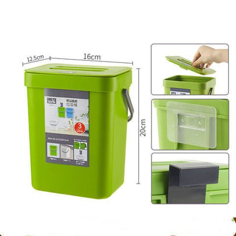 The Perfect Space-Saving Wall-Mounted Trash Can