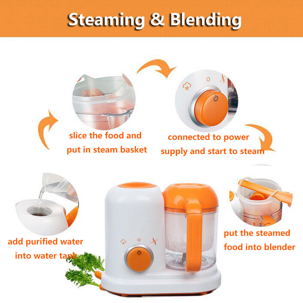 The All-in-One Smart Baby Food Maker | Steamer, Blender & Warmer