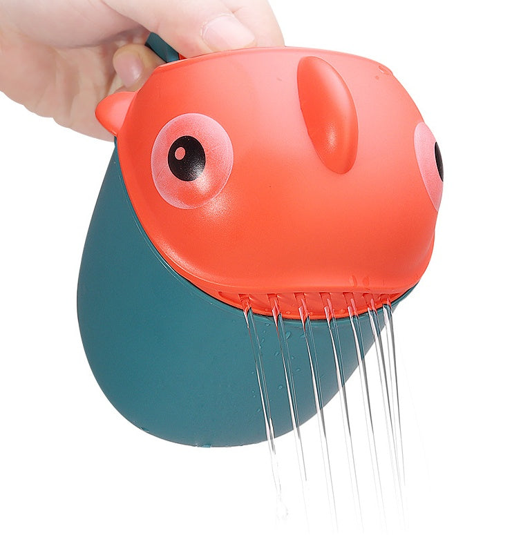 Baby Bath Rinser Cup for Toddlers | Whale Waterfall Rinser