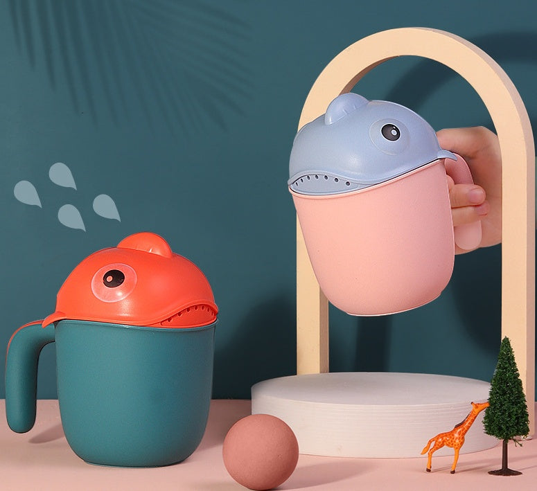 Baby Bath Rinser Cup for Toddlers | Whale Waterfall Rinser