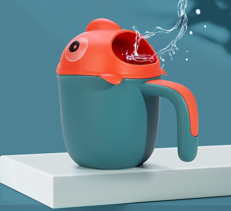 Baby Bath Rinser Cup for Toddlers | Whale Waterfall Rinser