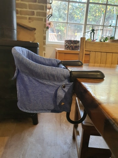 Portable Clip-On Baby High Chair with Safety Belt – Travel & Dining