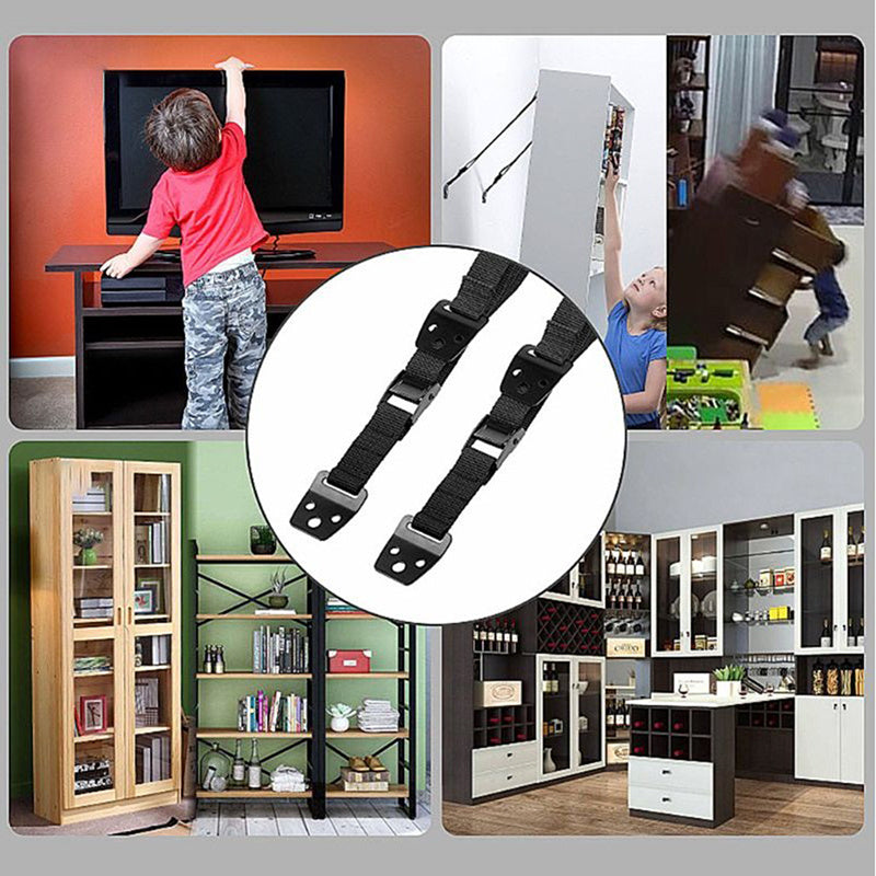 Baby-Safe Anti-Tip Strap | Secure Your TV & Furniture in Seconds