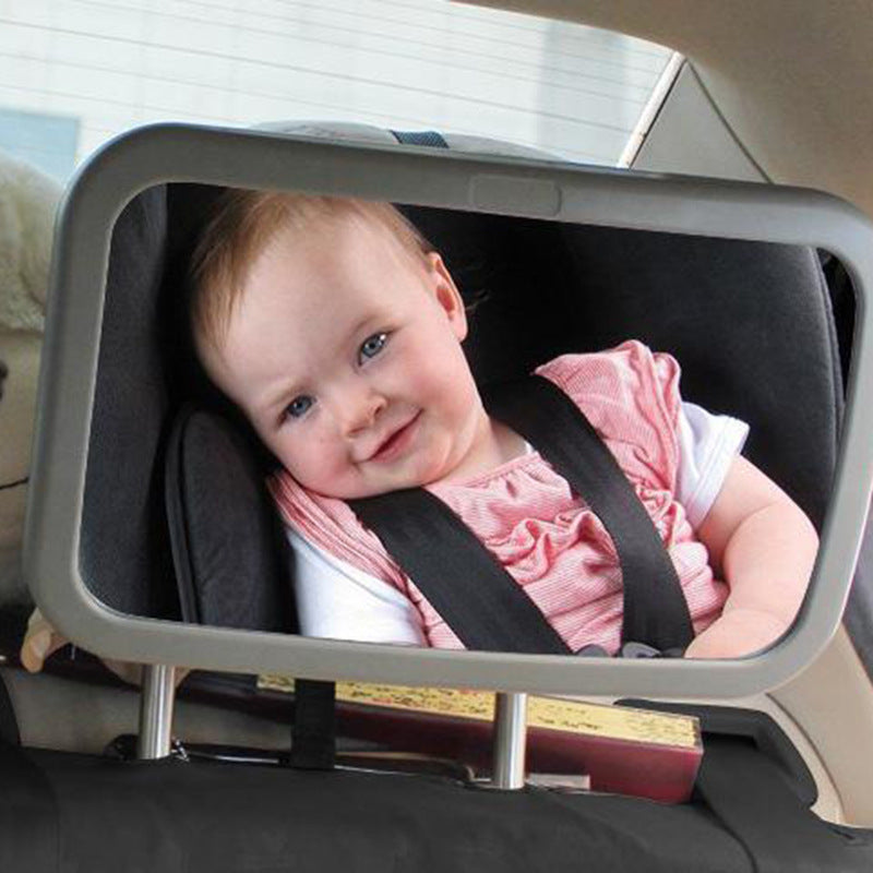 Wide Baby Car Mirror – See Rear-Facing Infants Safely | The Nayam SafeView™