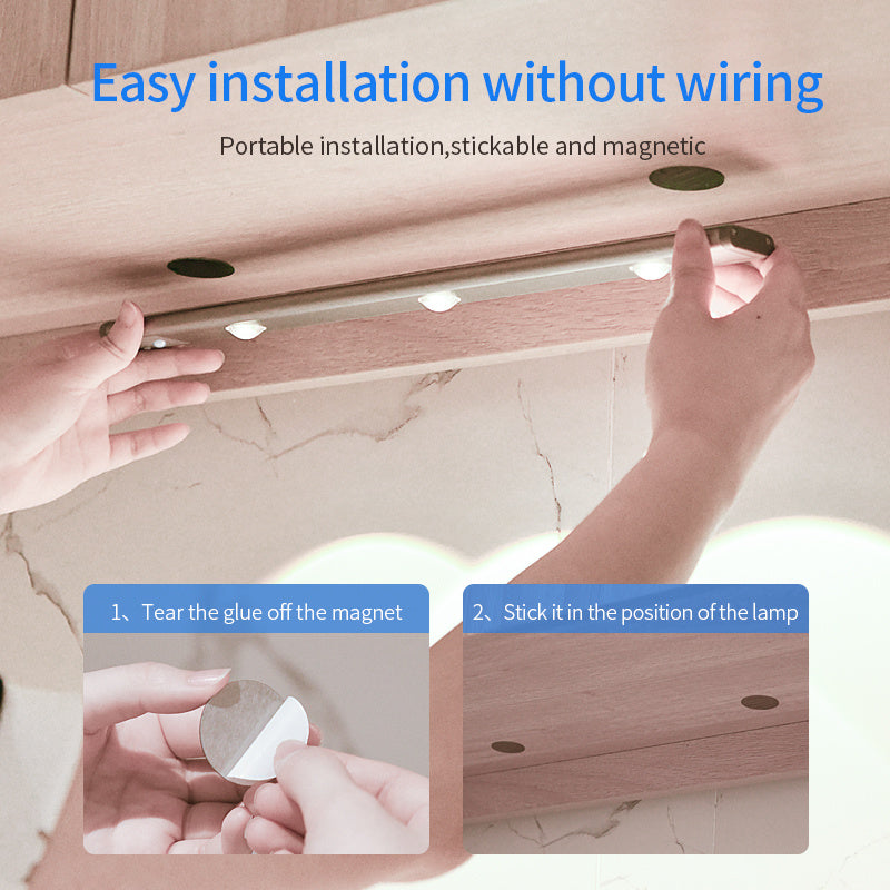 Smart Motion Sensor Light with 3 Colors & Dimmable Brightness