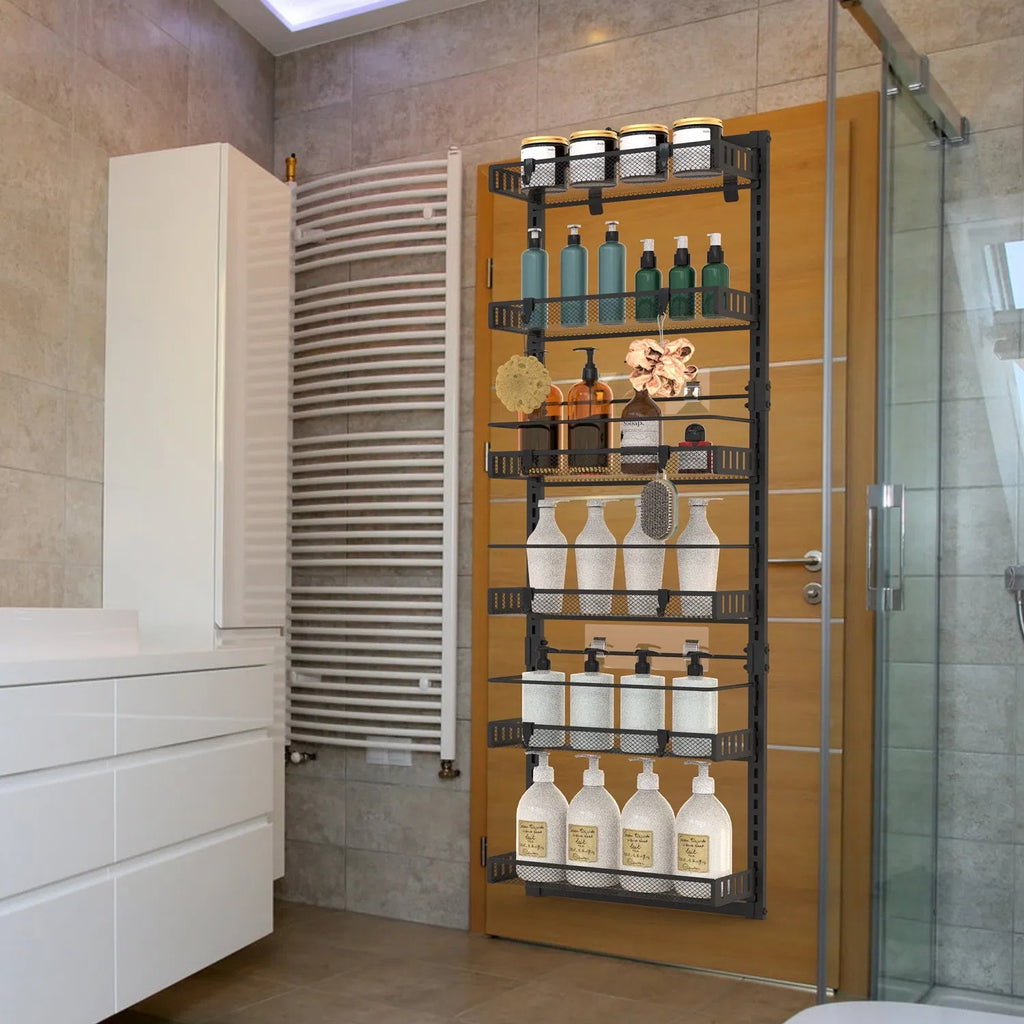 Heavy-Duty 6-Tier Over The Door Organizer for Pantry & Closet