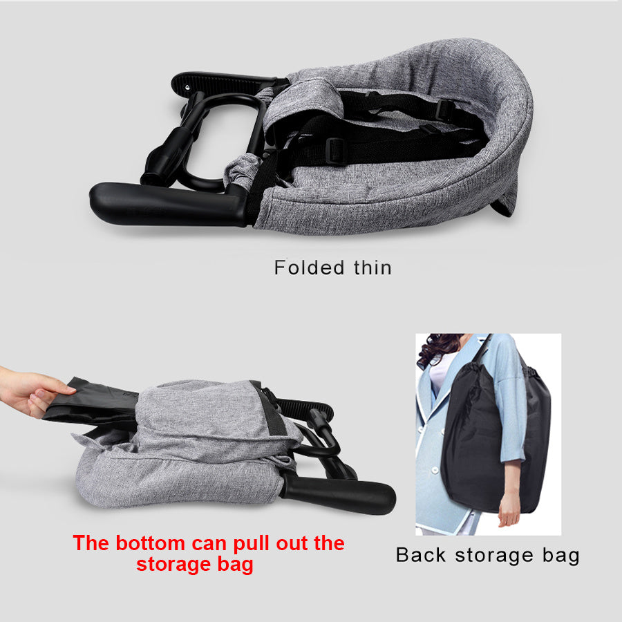 Portable Clip-On Baby High Chair with Safety Belt – Travel & Dining