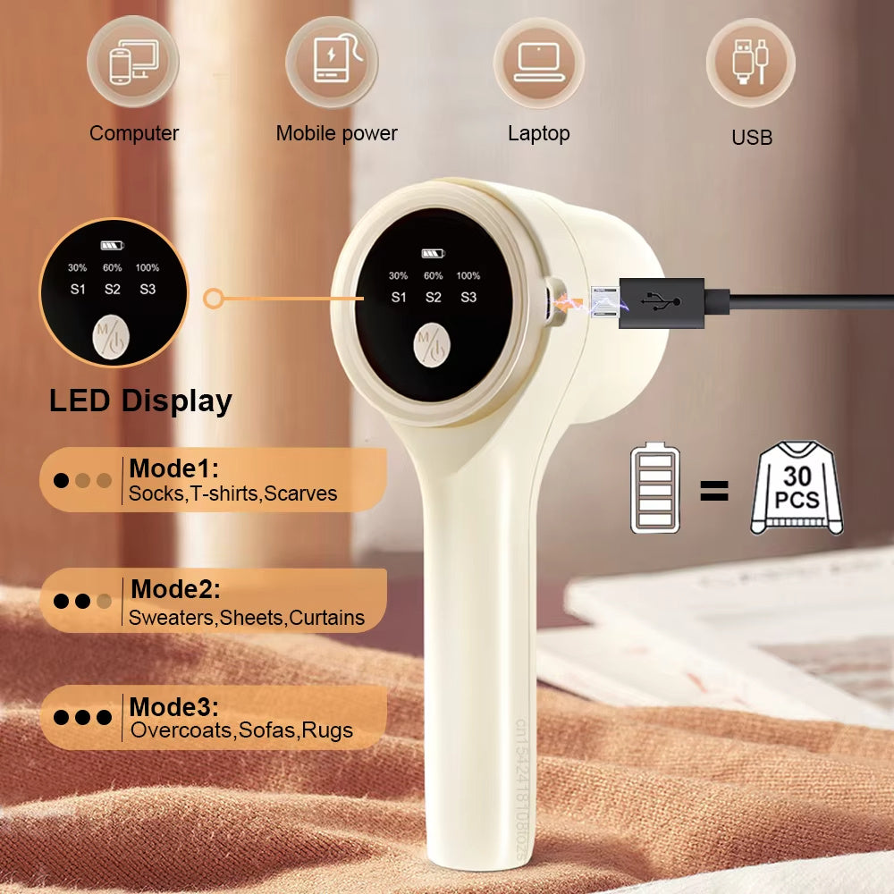 The Nayam Renew | Smart Fabric Shaver with LED Display
