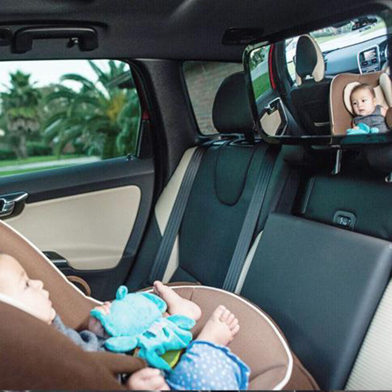 Wide Baby Car Mirror – See Rear-Facing Infants Safely | The Nayam SafeView™