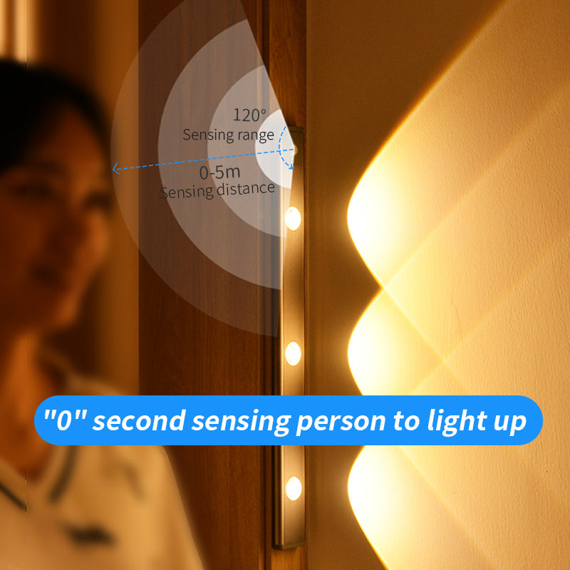 Smart Motion Sensor Light with 3 Colors & Dimmable Brightness