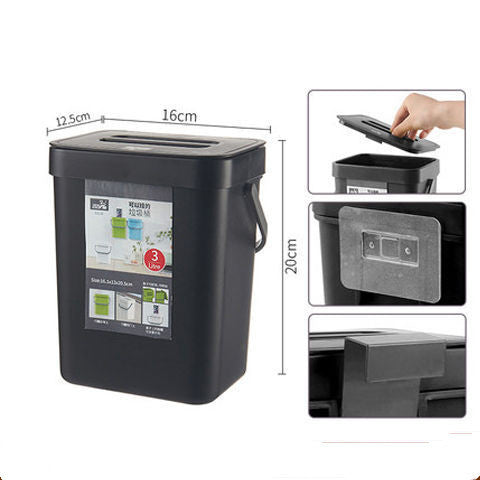 The Perfect Space-Saving Wall-Mounted Trash Can