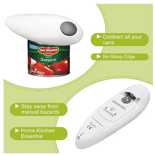 The Effortless One-Touch Can Opener | No More Sharp Edges