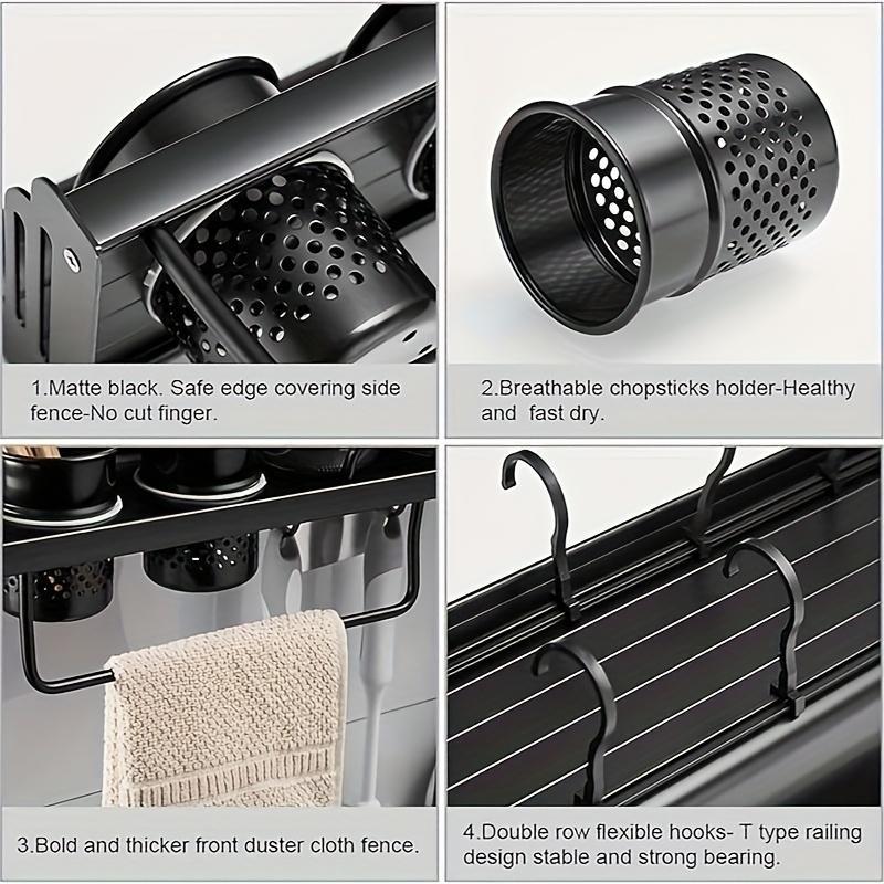 All-in-One Kitchen Rack for Spices, Knives & Utensils | Wall-Mounted
