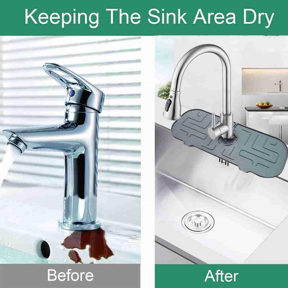 The Nayam Sink Guard | Silicone Faucet Splash Mat