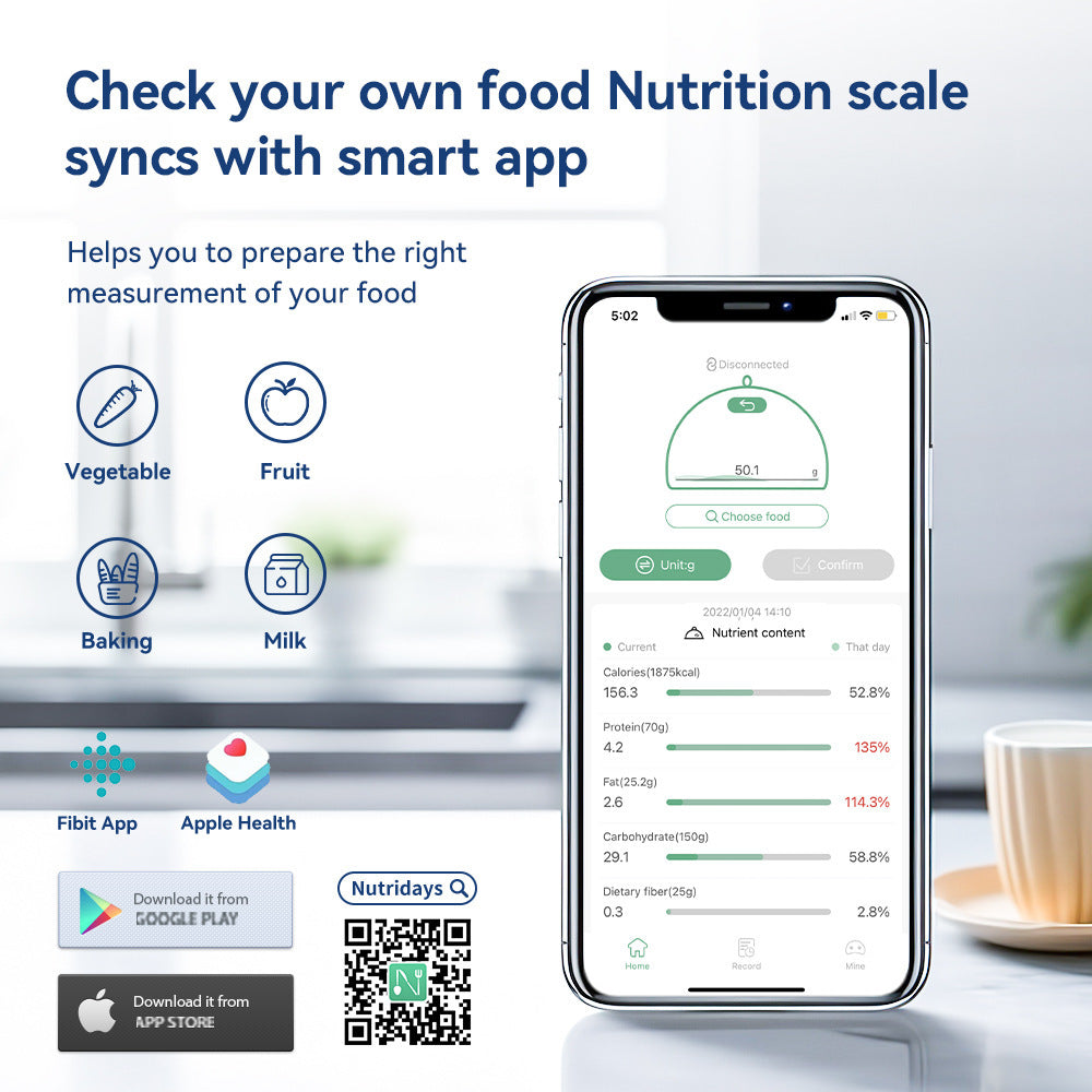 The Smart Kitchen Scale | Track Calories & Macros with our App