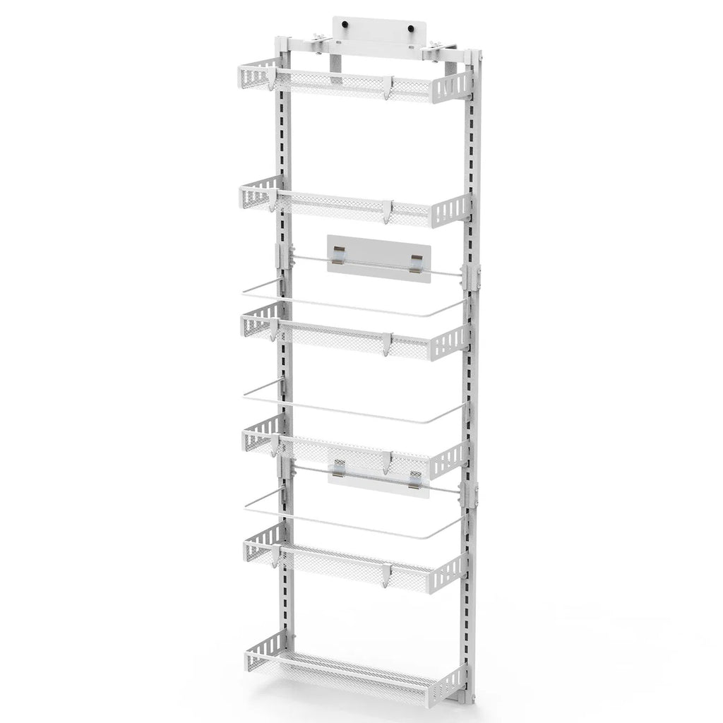 Heavy-Duty 6-Tier Over The Door Organizer for Pantry & Closet